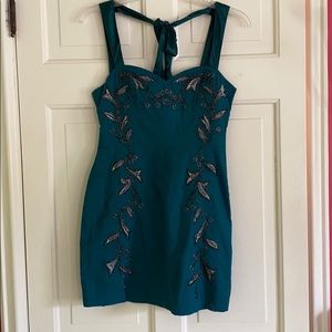 Free People Embroidered Cocktail Dress